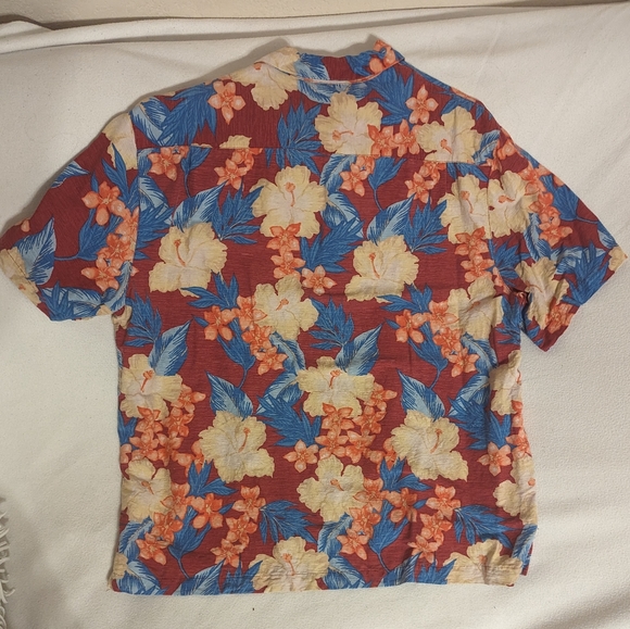 Mens Carribean Silk Xl Hawaiian Shirt - Picture 4 of 4